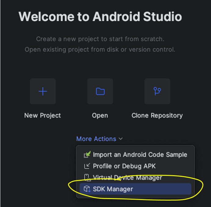 Welcome to Android Studio